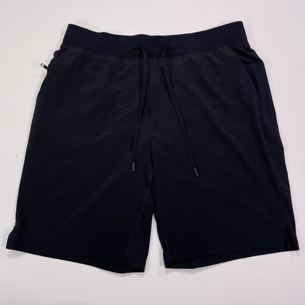 Lululemon Commission Shorts Men's Large Linerless Performance Athletica 9" Blk